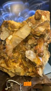 ổ đá Thạch anh Lemurian tinh thể mọc tự nhiên lấp lánh To lớn 4kg khủng năng lượng cực mạnh vũ trụ 875