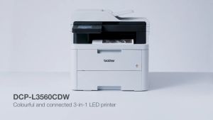 เครื่องพิมพ์เลเซอร์สี Brother DCP-L3560CDW พร้อมหมึกแท้ (แทน DCP-L3551CDW) ประกันศูนย์ 3 ปี Onsite Service