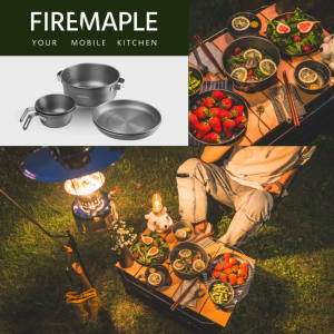 FIREMAPLE Gourmet Camping Cookware Set