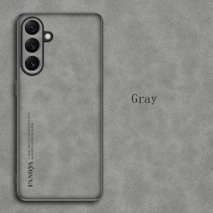 EUCAGR Sheepskin PU Leather Silicone Phone Cases For Samsung Galaxy S26 Plus S25 FE edge S24 S23 S22 S21 S20 Back Cover Coque