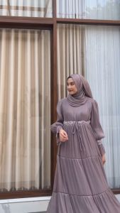 COD MAGHIRA DRESS SHIMMER GAMIS MUSLIM WANITA TERBARU M L XL XXL DRESS LEBARAN MEWAH 2024