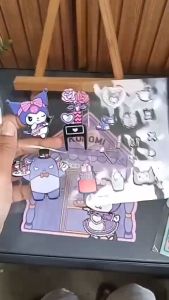 FANCY DIY Sticker 3D Sanri0 SYD-MM Set Stiker Timbul Lucu