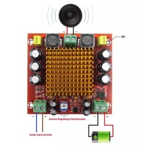 Bảng Mạch Khuếch Đại Âm Thanh Kỹ Thuật Số Kênh Đơn 150W 3116 Power NE5532 Class D DC12-24V Preamp Cho Loa Siêu Trầm Tại Nhà
