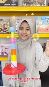 Mainan Anak LEMPAR GELANG Mainan Lempar Gelang Anak Edukasi Olahraga Indoor Outdoor