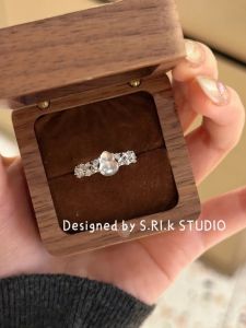 Artistic Chinese Style Gourd Ring Versatile Sparkling Open Mouth Commuter Friendly Elegant Band for Women Fresh out Design