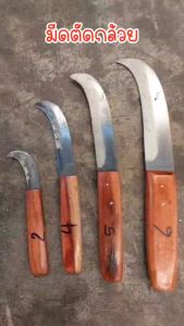 มีดตัดกล้วย ที่หั่นกล้วย มีดหั่นกล้วย มีดปาดกล้วย มีดปลอกกล้วย