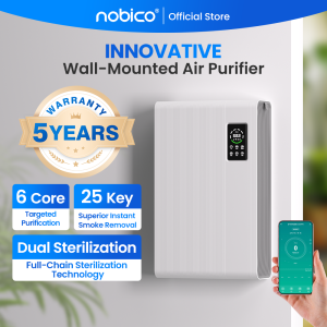 Nobico KJ400 Wall/Floor Mountable Air Purifier with UVC Germicidal 680 m³/h CADR for 110㎡ 7-Stage H13 HEPA Filter