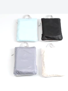 8PCS Travel Organizer Compression Packing Cubes Travel Pouch Luggage Bag Foldable Portable Suitcase