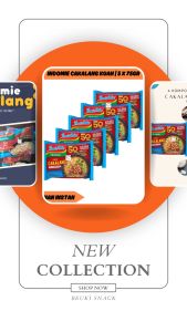 5PCS Indomie Kuliner Mie Instan Cakalang Kuah Khas Sulawesi Utara