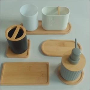 1PCS Tableware Solid Wood Round Dessert Plate Japanese-style Wooden Tray Snack Plate Dried Fruit Plate Wooden Plate