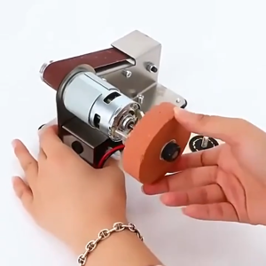 350W Electric Belt Machine Sander Sanding Grinding Polishing Machine Abrasive Belts Grinder DIY Polishing Cutter Edges Portable Table Grinding Machine For Metal/Wood | Pinoy Household & Workshop Tool Industrial Bench Grinder (Anti-Rust Design) ﻿ ﻿