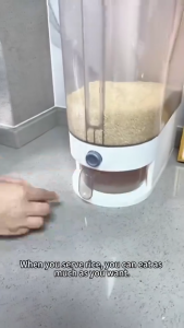 SALVO 10/20KG Rice Dispenser Insect Proof Sealed Grain Distributor Large capacity Rice Bucket