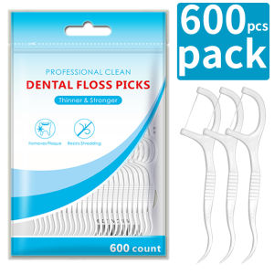 600/300/150/50pcs Ultra-Fine Toothpicks Home Set Portable and Disposable Care Floss- Deep Cleaning for Oral Care