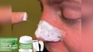 Loại bỏ mụn đầu đen dầu bùn làm sạch sâu Bộ Kit Lấy Mụn Đen Mũi 30g Kem Lấy Mụn Đen Cho Mặt kèm 60 Miếng Mặt Nạ Mũi và Bộ Thìa