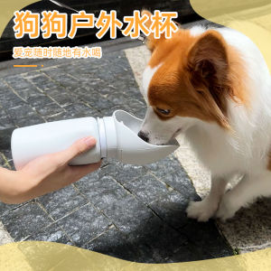 Portable Foldable Silicone Dog Water Cup Outdoor Dog Drinking Water Device Small Dog Drinking Water Utensil for Walking Dogs