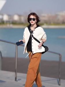 New Spring and Autumn Stylish Loose Matching Outfit Set