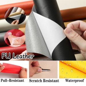 Furniture Table Chair Sticker Seat Bag Shoe Bed Fix Mend PU Artificial Leather Self Adhesive Leather for Sofa Repair