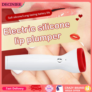 DECINIEE Silicone Lip Plumper Device Automatic Lip Plumper Electric Plumping Device Beauty Tool Fuller Bigger Thicker Lips for Women