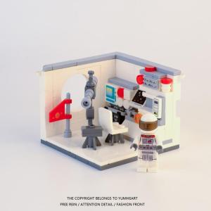 Mini Room Building Blocks House Model Small Particle Assembly Childrens Building Toys Gift for Boys And Girls Educational