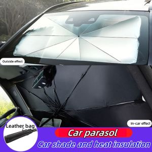 Car sun umbrella sun shield front foldable summer sun shield sun protection heat insulation board curtain visor