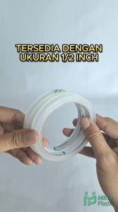 Isolasi 1/2\\\" Bening Gold Tape Solatip Solatape