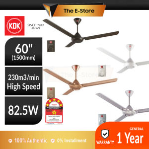 KDK 60" Regulator Type Ceiling Fan Kipas Siling Wall Fan K15V0 K15W0 (K15WO K15VO)