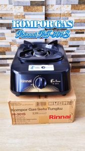 Rinnai Kompor Gas 301s 1 Tungku Murah Bodi Kokoh Bonus Selang Paket Regulator / Selang Gas