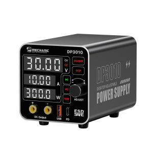 MECHANIC DP3010 แหล่งจ่ายไฟแบบปรับได้ 30V 10A มินิดิจิตอลแหล่งจ่ายไฟควบคุมแบบสัมผัสแรงดันไฟฟ้าความแม่นยำสูงปัจจุบันด้วย