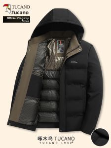 TUCANO | Detachable Hood Warm Winter Jacket for Middle-aged Men