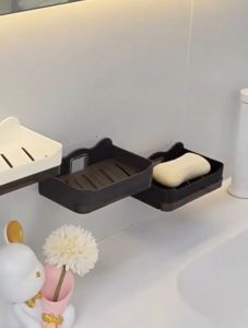 Removable Soap Rack: A Draining Wall-Mounted Organizing Solution