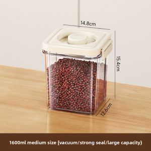 PAKCHOICE | Vacuum Press-type Food-grade Storage Jar for Grains and Snacks