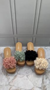 WYN Wedges Sandals Roses: Ukuran & Kenyamanan Sandal Wanita Kekinian