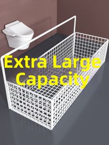 MENGBINFEN | Drill-Free Wall Mounted Bathroom Shelf