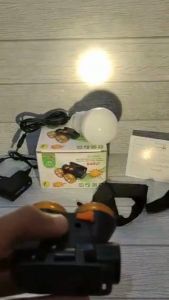 Sunpro Senter Kepala Cahaya Kuning dan Putih 2 Cahaya SL-8306 2.200 mAh 2 Mode Cahaya Headlamp Anti Air Free Lampu Bohlam SENTER KEPALA CAHAYA KUNING - TOKO SINAR AUDIO