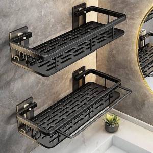 Wall-mounted Bathroom Shelf No Drilling Storage