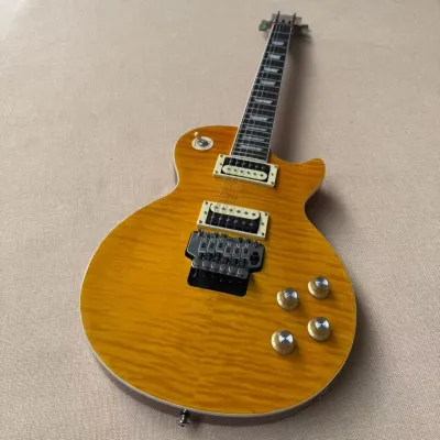 Limited Time Gibson Les Paul Custom Green Best Electric Guitar Floyd Rose Tremolo Bridge No Logo