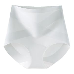 MiiOW | กางเกงชั้นในผ้าไหมน้ำแข็งไร้ตะเข็บเอวสูงสำหรับผู้หญิง กางเกงชั้นในทรงสามเหลี่ยมป้องกันแบคทีเรีย ทรงสวมสบาย ระบายอากาศได้ดี แห้งเร็ว