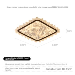 MEIYUANSU | Retro French American Style Bedroom Ceiling Light
