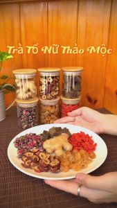 Trà Thảo Mộc Dưỡng Huyết Giảm Đau Kỳ Kinh - TRÀ GỪNG TỐ NỮ ĐƯỜNG NÂU