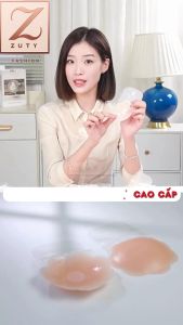 Miếng dán ngực nữ kéo nâng ngực chống sệ miếng dán ngực xịn phù hợp váy dự tiệc hở lưng không dây ZUTY