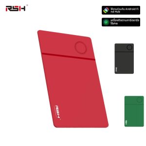 เครื่องติดตามไร้สาย RSH Slim รองรับการชาร์จแบบไร้สาย ใช้งานร่วมกับแอป Google Find My สำหรับ Android ใช้ค้นหากระเป๋าเงิน กระเป๋า ของมีค่า ป้องกันการสูญหาย เหมาะเป็นของขวัญ