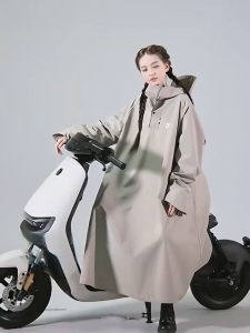เสื้อกันฝน เสื้อกันฝนใส่ขับมอเตอร์ไซค์ได้ เสื้อกันฝนผู้ใหญ่ ทนน้ำ ไม่รั่ว เนื้อผ้าหนา พับเก็บง่าย สำหรับทำงานกลางแจ้ง ท่องเที่ยว