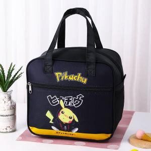 Thickened Waterproof Lunch Box Bag Portable Student Cartoon Cute Insulated Lunch Bag for Office Workers Outdoor Picnic Storage Bag