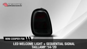 MINI COOPER F55/56/57 2014-2020 LED SEQUENTIAL SIGNAL WELCOME LIGHT SMOKE TAILLAMP