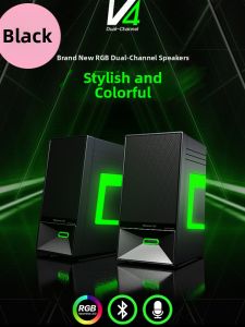 Newman Desktop Computer Bluetooth Speaker High Quality Bass Soundbox with Mic for Office Use Home Use 2.0 Channel AC Powered