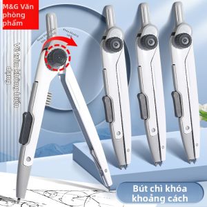 Compass Vẽ Chính Xác Từ Kim Loại Có Khóa Góc