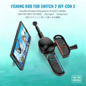 BSN | Fishing Rod NS2285 for Switch 2 with R KeyFish Game Kit for Switch 2 for Legendary Fishing/Fishing Star World Tour/The Strike