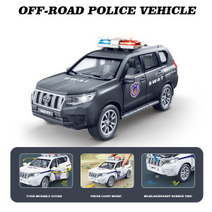 1:32 Car Model Diecast Gifts Ambulance Fire-Truck Policecar Model Sound And Light Vehicle Simulation Collection Toys