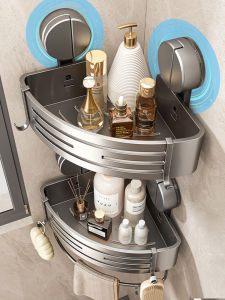 Suction Corner Wall Mount Storage Rack