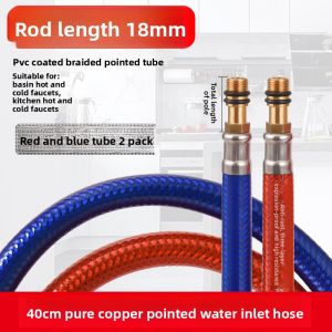 danxilu | Kitchen Washing Basin Cold & Hot Water Supply Pipe 304 Stainless Steel Braided Flex Hose
